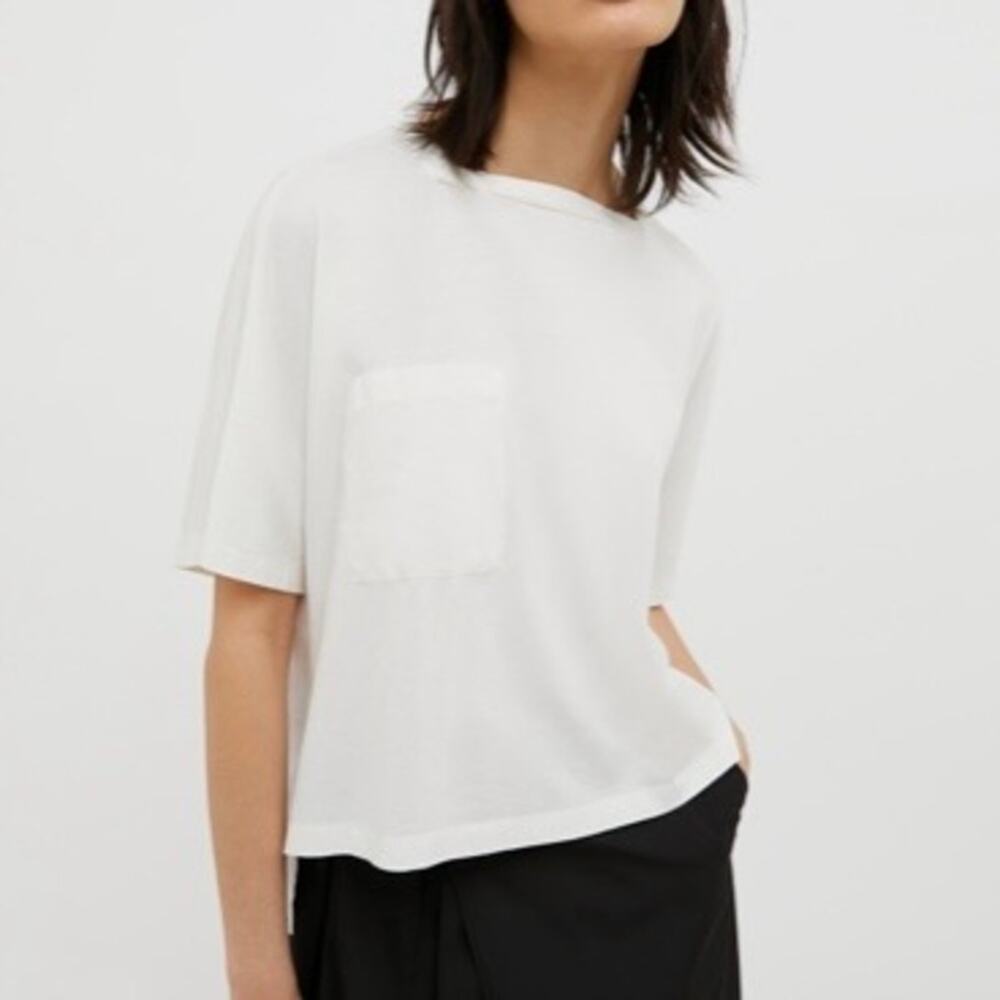 Womens MaxMara Max & Co. White Blouse Size M EUC!
